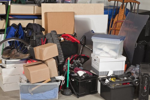 Waste removal service in action at a Camdentown office